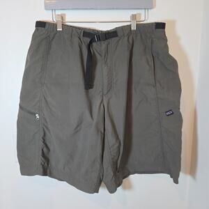 Patagonia Shorts Mens Gray Gi III Hiking Gorpcore Zip Pocket Outdoors Size XL